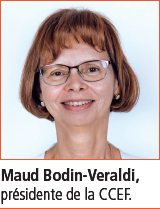 Nommée à la tête de la CCEF 01